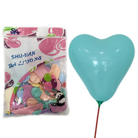Shuaian usine en gros pas cher 2.2g amour en forme de coeur Macaron ballon en latex pour bébé anniversaire fournitures de fête de mariage