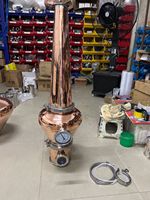 Alambic en cuivre Towin Home pour distillerie d'alcool, capacité 50L-2000L, chauffage électrique pour la fabrication de whisky et de gin