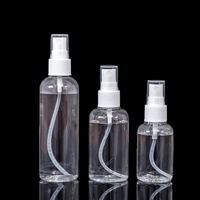Bouteille pulvérisateur PET 100 ml en gros pour usage cosmétique, brume fine, nettoyant visage, pulvérisateur d'alcool, sous-bouteille liquide