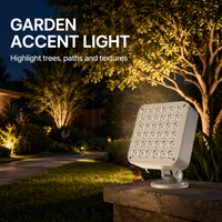 COB LED Flood 36x2W RGBW 4-in-1 IP66 AC Warm White CRI Tinggi 90 Energy Star Lampu Sorot Dinding Arsitektural Luar Ruangan untuk Fasad Bangunan