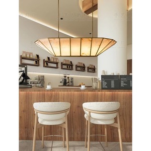 Chinese Style Rectangle Chandelier Gold Six-head E27 Energy-saving <b>Lamp</b> For Living Room <b>Study</b> Dining Room - Product Image 1