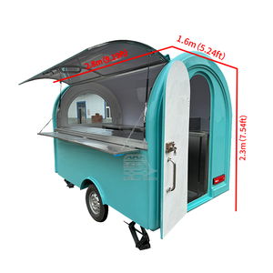 Remolque de Comida para Helados Totalmente Equipado, Camión de Bebidas Totalmente Equipado, Remolque de Pizza con Certificación CE - Product Image 4