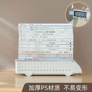 <b>Plastic</b> Document Organizer <b>Rack</b> Rectangle File Tray Standing Type PP Material Office Desk Storage Holder - Product Image 4