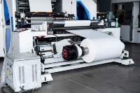 Machine d'impression flexographique à 2 couleurs de type stack, rouleau anilox en céramique, presse flexo rouleau à rouleau haute précision pour impression couleur