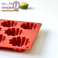 Tangba Blumen form Silikon Mousse Form DIY Back kuchen Formen handgemachte Kerze Silikon form