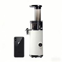 2026 Nieuwe Kleine Elektrische Zelfreinigende Draagbare Stille Motor Roestvrijstalen Huishoudelijke Keuken Slow Juicer voor Fruit en Citrusvruchten