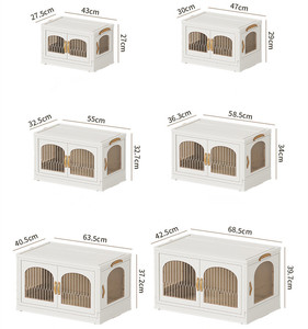 Organizador de Baño de 6.86 Galones con 4 Puertas Abatibles, Organizadores de <span class=keywords><strong>Armario</strong></span> Plegables y Almacenamiento - Product Image 4