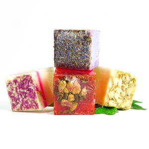 Sabonete de presente perfeito, sabonete artesanal com flor de rosa, sabonete de lavanda de longa duração - Product Image 4