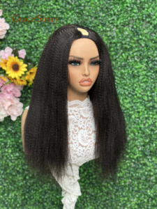 Trinh Nữ 100% V Phần Kinky Thẳng Tóc Con Người Cho Phụ Nữ Lật Hơn Ánh Sáng Yaki Tóc Tóc Giả Tóc Thô Bán Buôn Nhà Máy <span class=keywords><strong>U</strong></span> Phần Tóc Giả - Product Image 4