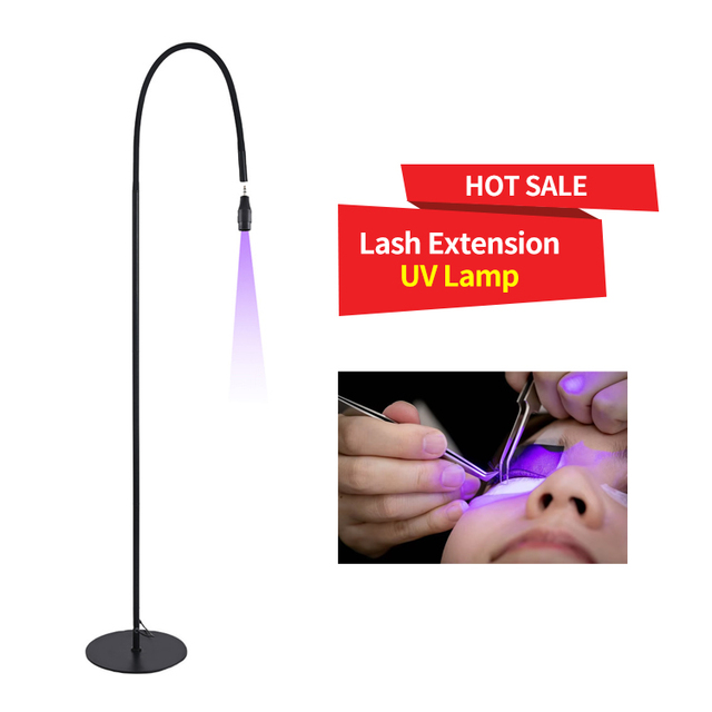 New Arrive 5W 10W UV Free White Light Led Lash Lamp UV Glue Quick Drying UV 395nm Eyelashes Extension Light