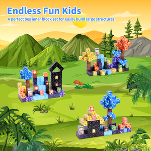 Nouveau Mini Cube Magnétique Mon Monde 300 pièces Klocki Magnetyczne Ensemble de Blocs de Construction Magnétiques Créatifs pour Enfants Jouets DIY - Product Image 5