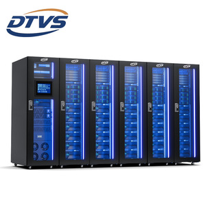 Armoire de serveur modulaire intégrée avec système d'alimentation sans interruption (ASI) et de refroidissement - Armoire micro-module DTVS intégrée à temps de récupération personnalisable - Product Image 1
