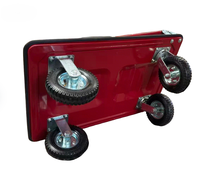Chariot à main industriel de 300 kg, plate-forme, chariot à main, chariot pliable à quatre roues pour utilisation en entrepôt, provenant d'une usine OEM