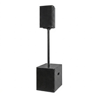 Enceintes actives en bois, système audio de bar 8 pouces, caisson de basses 10 pouces, ensemble d'enceintes professionnelles KTV pour fêtes à domicile, groupes et diffusion en direct