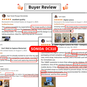 Trẻ em 3.6 inch 48mp Mini phản xạ máy ảnh kỹ thuật số 2000mAh pin ai Chỉnh Sửa Ảnh chức năng bao gồm wifi Lọc tóc - Product Image 6