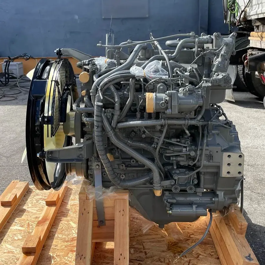4ja1 construção máquinas e acessórios diesel completo usado motor 2kd hilux 2 2.8 turbo escavadeira motor
