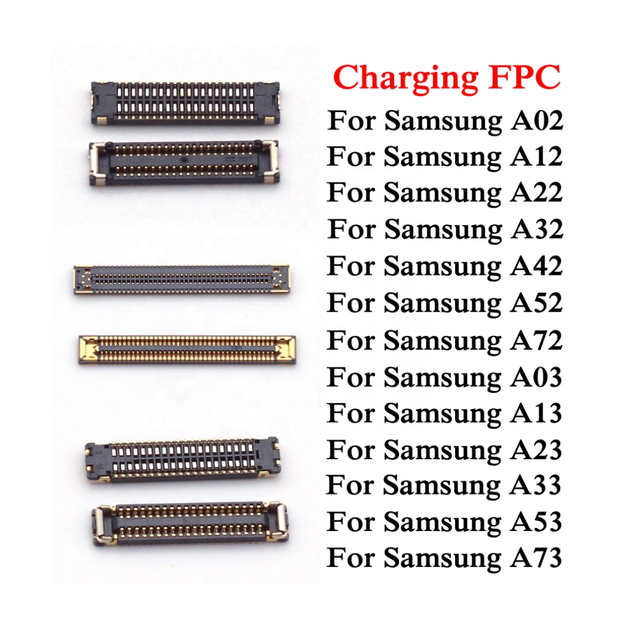 USB Charging FPC Connector 78Pin For Samsung A03 A12 A13 A22 A23 A32 A33 A42 A52 A53 A72 A73 Charger Logic Plug On Board
