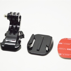 Soporte Fijo para Casco con Base Plana y Adhesivo 3M en Forma de J para Cámaras de Acción GoPro 13 12 11 10 9 8, <span class=keywords><strong>Insta360</strong></span> y DJI - Product Image 3