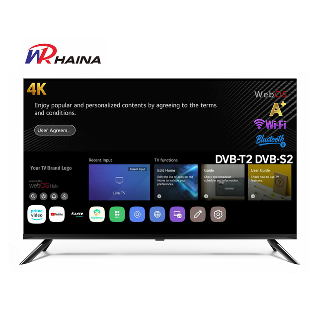 LCD TV 39.5 Inch FHD Television Factory Price Smart Frameless TV WebOS TV