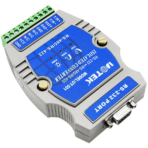 Convertisseur d'interface isolé industriel RS232 vers RS485/422, adaptateur série, transmission de données, bloc de terminaison DB9, UOTEK UT-501 RTS - Product Image 2