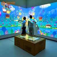 Table tactile interactive peinture mur Projection jeu pour enfants vivant dessin interactif peinture projecteur équipement d'amusement