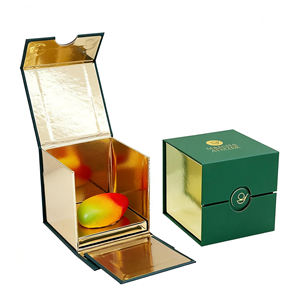 Элитная подарочная коробка с золотым тиснением для кондитерских изделий, свадебных сувениров и десертов, жесткая, с магнитной застежкой - Product Image 1