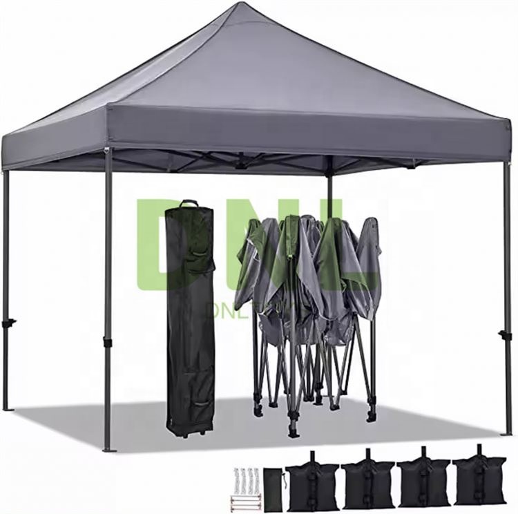 Custom Service Outdoor Waterproof 3x3 Folding Tent Gazebo 10x10 ft Pop up Canvas Tent Trade Show Tent