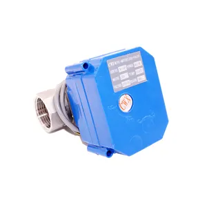 2 דרך נירוסטה מנוע חשמלי כדור valve עם מיני מפעיל 5 v 12 v 24 v 220 v