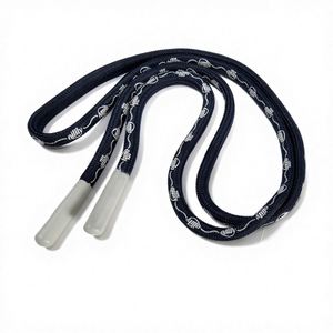 Correa de Cordón Recubierta de Poliéster 100% de Alta Calidad con Logotipo Personalizado, Cuerda Redonda para Bolsas de Ropa, Zapatos y Sombreros - Product Image 2