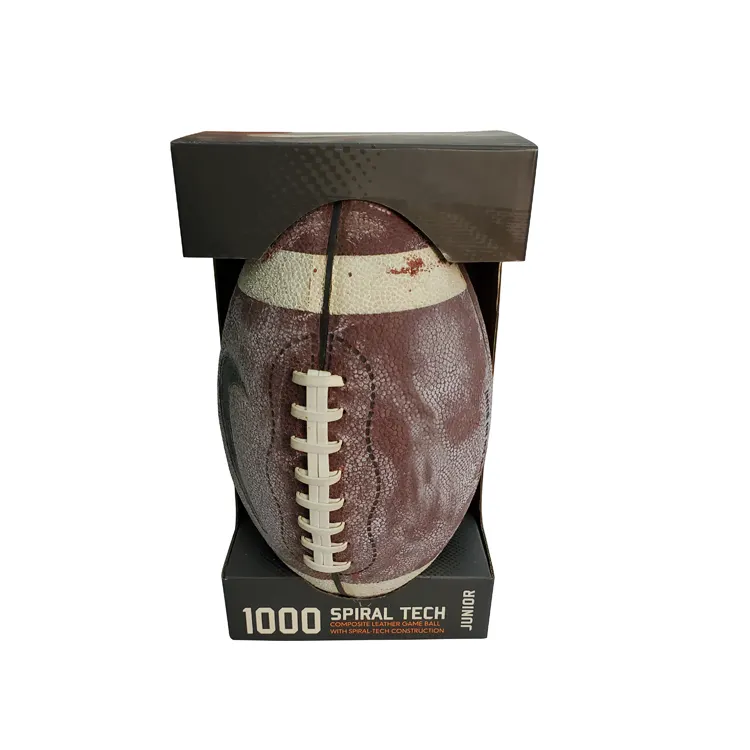 Custom Logo Corrugated Cardboard Football Rugby Basketball Packaging Paper Box Wholesale