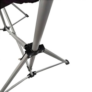 Silla de Playa Plegable Woqi con Marco de Metal, 84x68x112cm, Silla de Pesca Plegable e Inclinable para Exteriores con Portavasos - Product Image 1