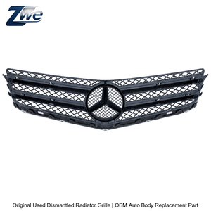 Rejilla Delantera para <span class=keywords><strong>Mercedes</strong></span>-<span class=keywords><strong>Benz</strong></span> Clase E Coupé W207, Barra Cromada, Malla Deportiva Estilo GT, Reemplazo de Rejilla 2009-2016 E200 E250 E350 - Product Image 2