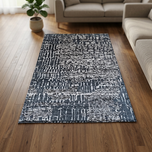 <b>Grey</b> Wool Abstract Area <b>Rug</b> Modern Carpet Tile Medium Pile Hand Knotted Non Slip Washable Stain Resistant <b>Living</b> <b>Room</b> Bedroom - Product Image 3