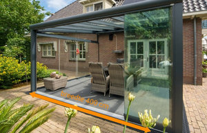 Portes coulissantes empilables en profilé <span class=keywords><strong>aluminium</strong></span> pour patio et jardin, étanches, multi-panneaux, avec rail inférieur, couleurs <span class=keywords><strong>RAL</strong></span>, vente en gros - Product Image 4