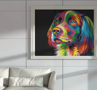 Kit de peinture par numéros personnalisé, peinture acrylique animale, toile imperméable écologique, décoration murale DIY pour la maison, cadeau 40x50cm