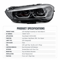 Ensemble de phares à LED haute luminosité avec feux de jour et clignotants pour BMW X1 F48 F49 2016-2021