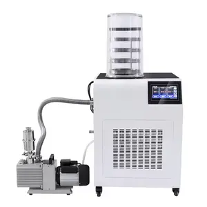 Pet gıda liyofilizasyon makinesi dondurulmuş kollajen kozmetik Yam Panax Ginseng donmalı kurutucu
