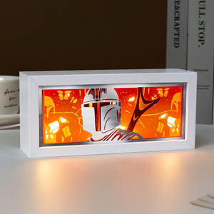 Anime Movies Figure Illuminated Cut Paper Dioramas Lighted Shadow Box 3D Layered Paper Art - Product Image 3