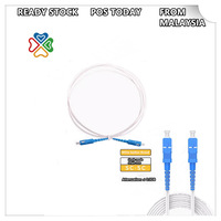 Cable de Fibra Óptica Unifi Preconectado de 2m, SC-SC UPC CAT6 Blanco, Gran Oferta, Alta Calidad, Grado Operador, Monomodo, FTTH FTTB FTTX