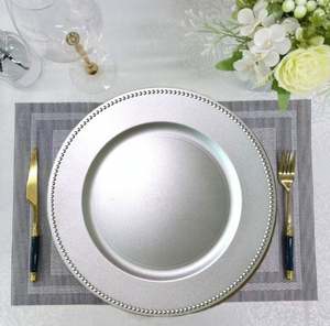 Platos de Presentación Dorados Ecológicos al por Mayor con Logotipo Personalizado, 100 Unidades, Duraderos, Estilo Americano, para Decoración de Bodas, Hoteles, Fiestas y Cenas - Product Image 3