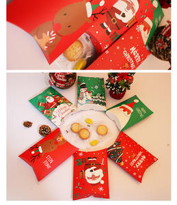 Boîte de papier de Noël Boîte d'emballage de <span class=keywords><strong>chocolat</strong></span> de bonbons Boîte à biscuits de cuisson - Product Image 6