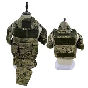PE全身背心装甲可调3A防护战术背心，带Molle系统IIIA户外训练健身