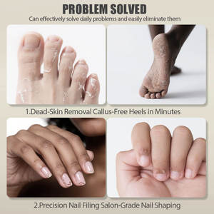 Extracteur de Poussière d'Ongles PULLYON 240W à Aspiration Puissante et Forte, Outil de Ponceuse à Ongles Tout-en-Un 35000RPM et Aspirateur pour Salon - Product Image 6