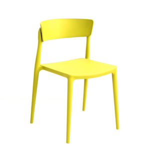 Muebles escandinavos para el hogar al aire libre moderno restaurante cocina sin brazos apilable silla de plástico apilable para comedor - Product Image 4