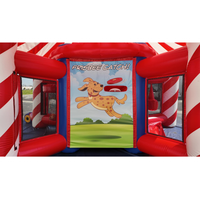 Jeux de fête gonflables 5-en-1 de qualité commerciale enfants et adultes carnaval grand château gonflable