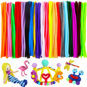 <span class=keywords><strong>Chenille</strong></span> <span class=keywords><strong>Stems</strong></span> Pipe Cleaners Set Fuzzy-Colored <span class=keywords><strong>Craft</strong></span> Supplies para <span class=keywords><strong>DIY</strong></span> Projetos para Crianças e Adultos Brinquedos Educativos