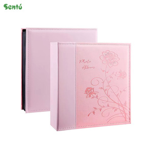 Album photo relié <span class=keywords><strong>à</strong></span> la couture avec impression numérique personnalisée 4x6 500 photos Grande capacité Couverture en cuir Utilisation familiale Mariage Vente - Product Image 1