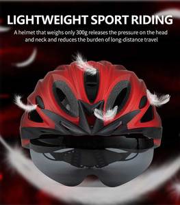 HONORTOUR Casque de cyclisme pour adultes OEM ODM Visière détachable Casque de vélo avec lunettes magnétiques - Product Image 3