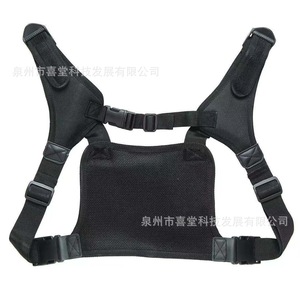 Bolsa táctica para el pecho de nailon, talla única, correa para el hombro, accesorios de transporte para walkie talkie - Product Image 3