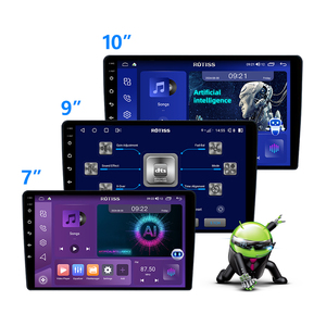 AI 2 Din 9 "10" Car DVD Player GPS <span class=keywords><strong>Dashboard</strong></span> 4GB RAM 64GB ROM FM Procesador de señal <span class=keywords><strong>digital</strong></span> DVR Android Stereo - Product Image 1